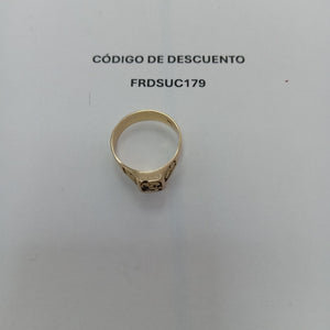 ANILLO DE GRADUACIÓN ORO 14 K 4.2 GRMS (SEMINUEVO)