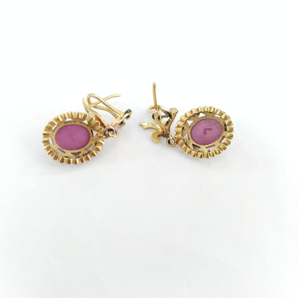 ARETES PAR ORO 14 K 7.3 GRMS (SEMINUEVO)