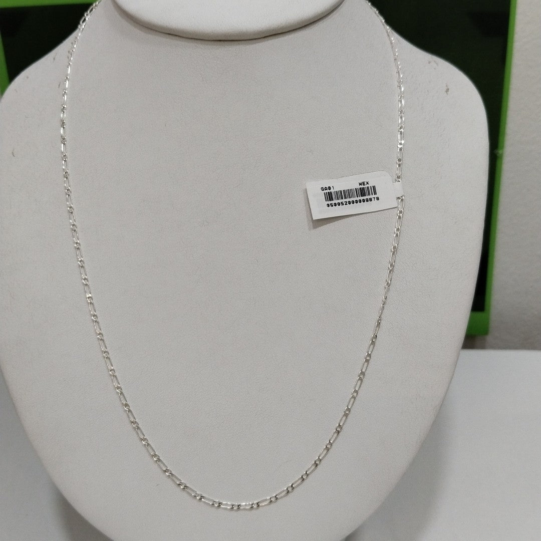 CADENA TEJIDO 1X1 PLATA .925 55 CM 2.9 GR (NUEVO)