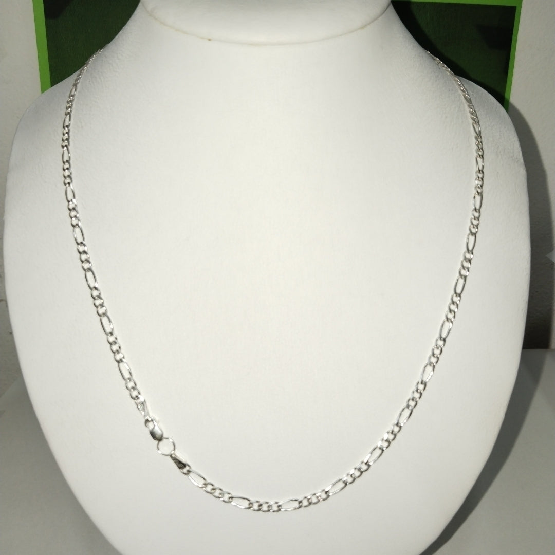 CADENA TEJIDO 3X1 PLATA .925 55 CM 7.6 GR (NUEVO)