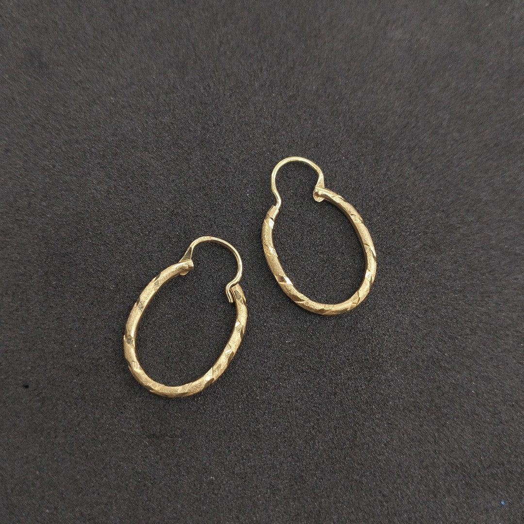 ARRACADAS PAR ORO 14 K 0.9 GRMS (SEMINUEVO)