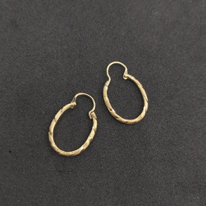 ARRACADAS PAR ORO 14 K 0.9 GRMS (SEMINUEVO)