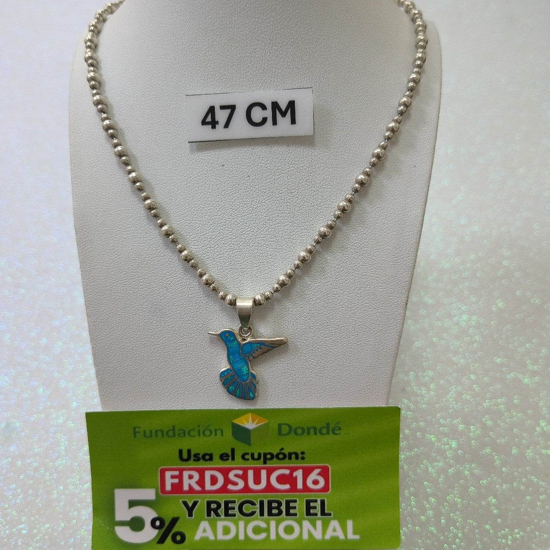 CADENA,DIJE PLATA 16,20 GRMS (SEMINUEVO)
