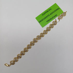 PULSERA ORO, ORO COMBINADO 14 K 6.9 GRMS (SEMINUEVO)