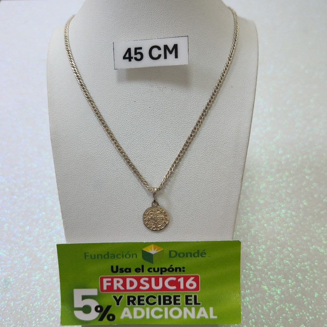 CADENA,DIJE PLATA 6,10 GRMS (SEMINUEVO)