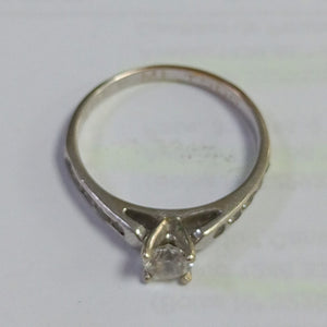 ANILLITO ORO BLANCO 14 K 2,03 GRMS (SEMINUEVO)