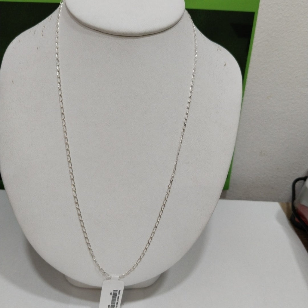 CADENA TEJIDO ESLABONES PLATA .925 55 CM 2.9 GR (NUEVO)