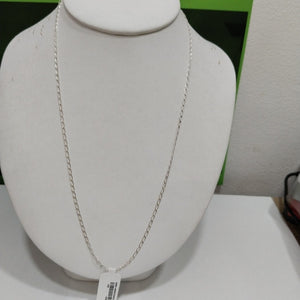 CADENA TEJIDO ESLABONES PLATA .925 55 CM 2.9 GR (NUEVO)