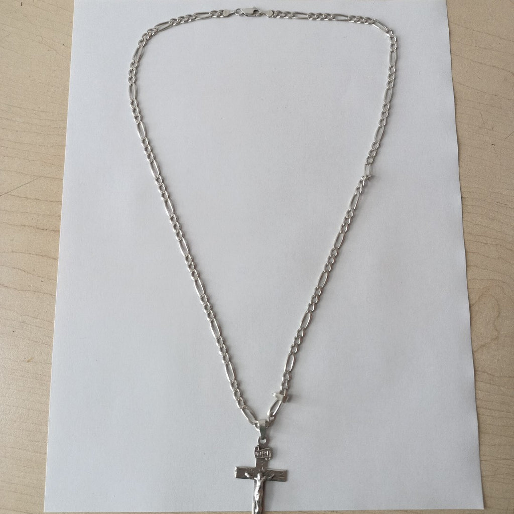 CADENA, CRUZ PLATA 19.8 GRMS (SEMINUEVO)