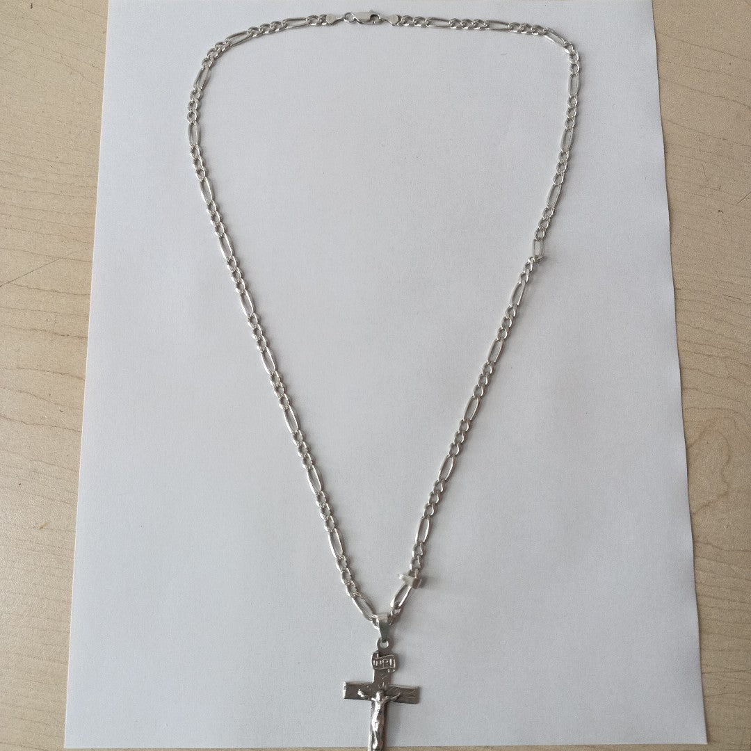 CADENA, CRUZ PLATA 19.8 GRMS (SEMINUEVO)