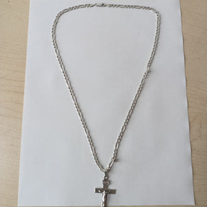 CADENA, CRUZ PLATA 19.8 GRMS (SEMINUEVO)
