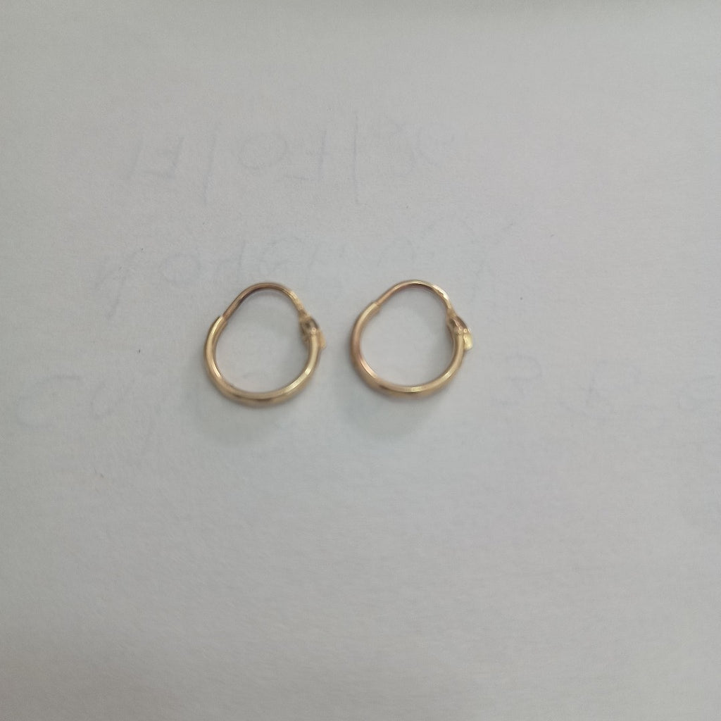 ARETES PAR ORO 10 K 0.6 GRMS (SEMINUEVO)