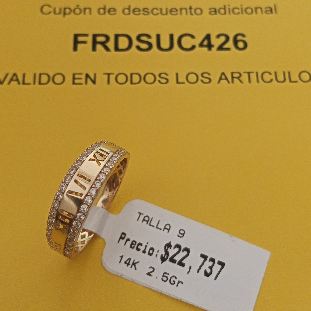 ANILLOS DAMA ORO 14K 2.5 (NUEVO)
