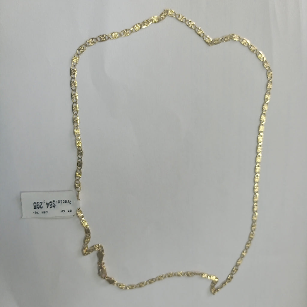 CADENAS GUCHI ORO 14K 55 CM 7 GR (NUEVO)