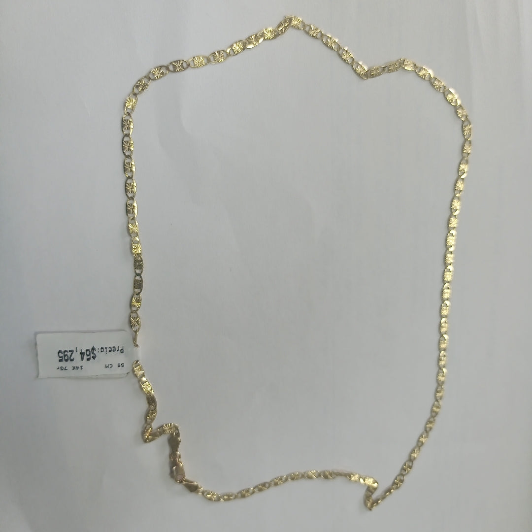 CADENAS GUCHI ORO 14K 55 CM 7 GR (NUEVO)