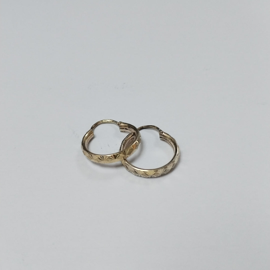 ARRACADAS PAR ORO 10 K 1.2 GRMS (SEMINUEVO)