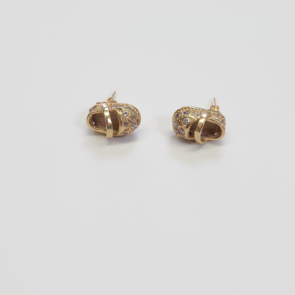 BROQUELES PAR ORO 14 K 4,10 GRMS (SEMINUEVO)