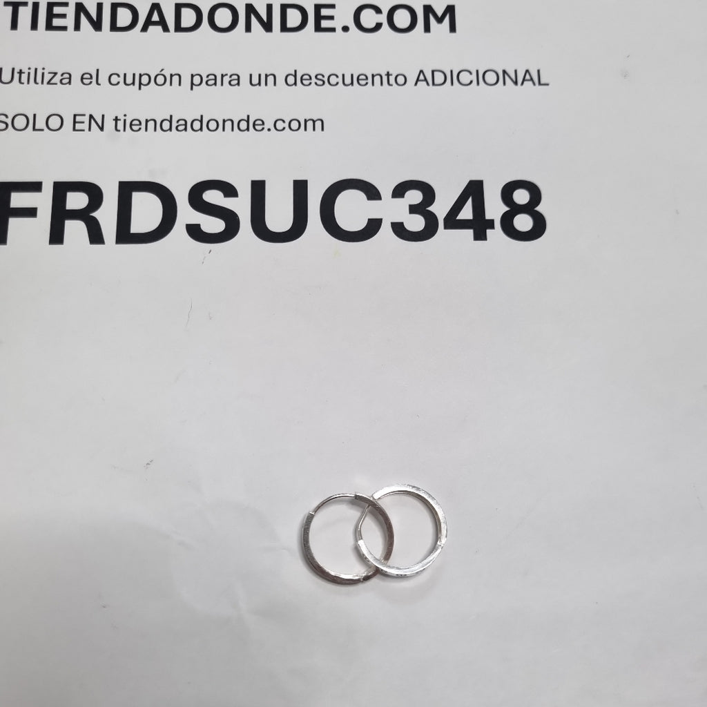 ARETES ARRACADAS FIG TORNILLOS PLATA .925 2.63 GR (NUEVO)
