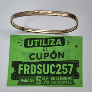 PULSERA RIGIDA ORO 10 K 4.3 GRMS (SEMINUEVO)