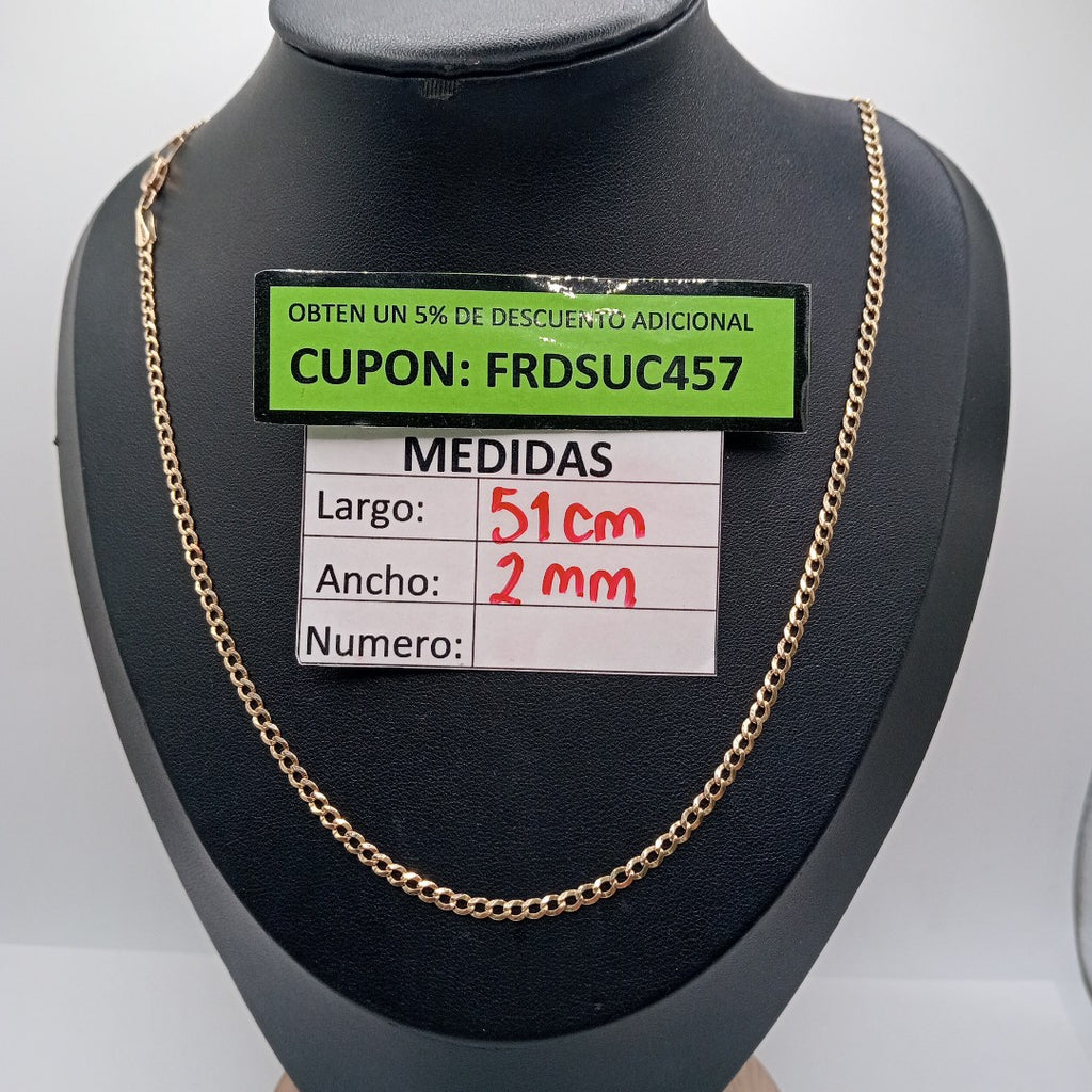 CADENA ORO 10 K 4,70 GRMS (SEMINUEVO)