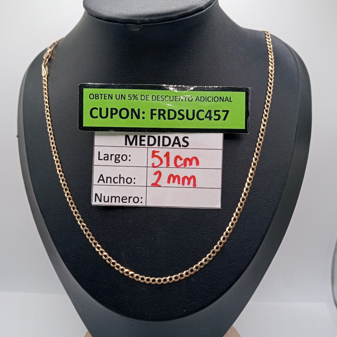CADENA ORO 10 K 4,70 GRMS (SEMINUEVO)