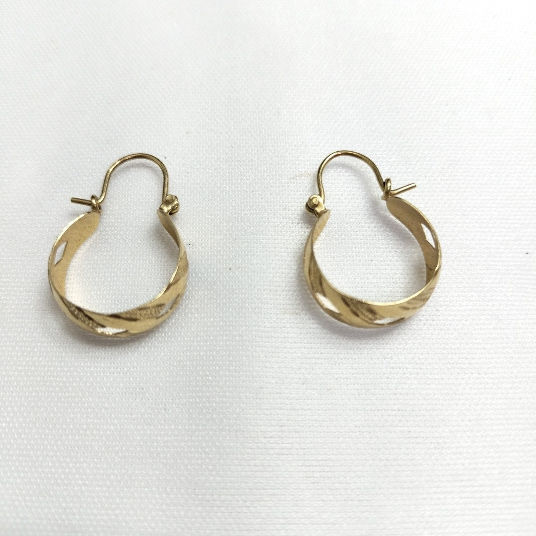 ARETES PAR ORO 14 K 2,40 GRMS (SEMINUEVO)