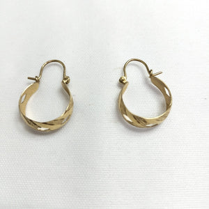 ARETES PAR ORO 14 K 2,40 GRMS (SEMINUEVO)
