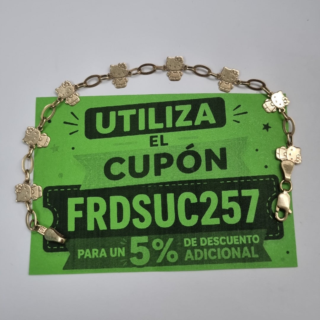 PULSERA ORO 14 K 3.2 GRMS (SEMINUEVO)