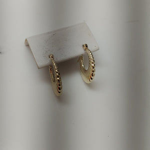 ARRACADAS PAR ORO 14 K 1.5 GRMS (SEMINUEVO)