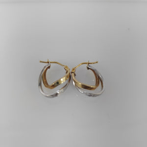 ARRACADAS PAR ORO 14 K 1.6 GRMS (SEMINUEVO)