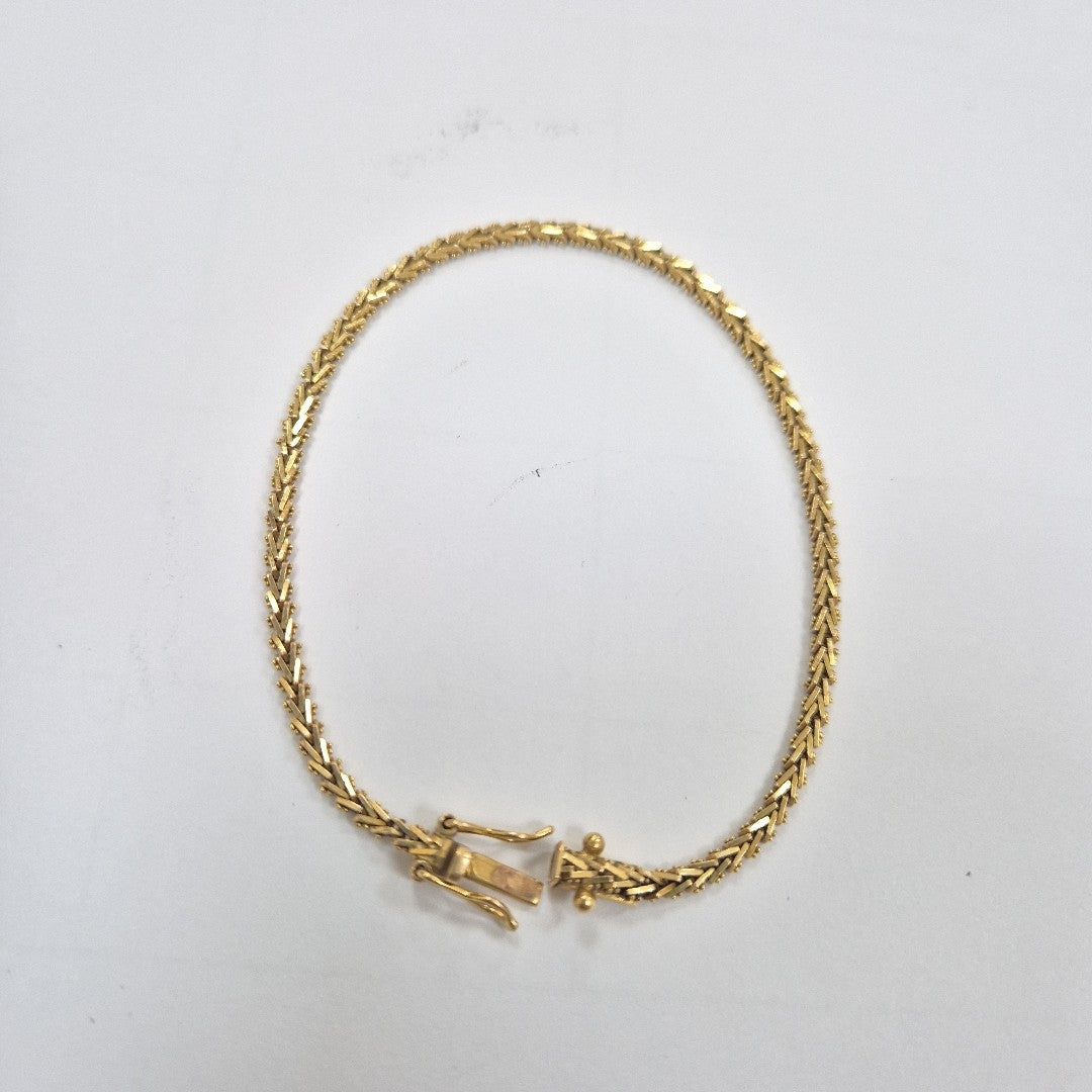 PULSERA ORO 18 K 7.4 GRMS (SEMINUEVO)