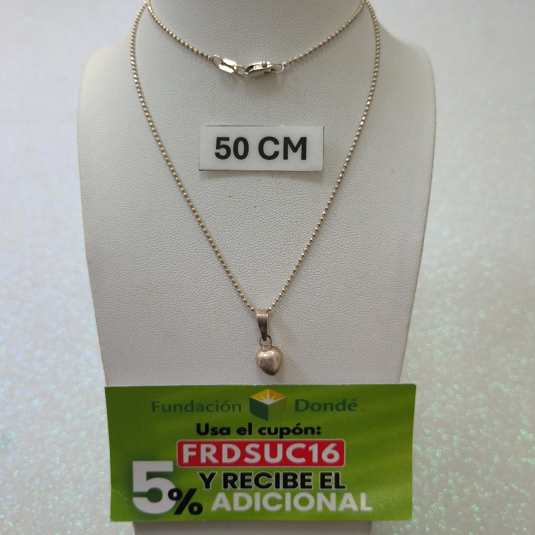 CADENA,DIJE PLATA 3,10 GRMS (SEMINUEVO)