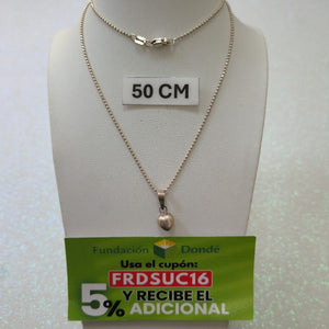 CADENA,DIJE PLATA 3,10 GRMS (SEMINUEVO)