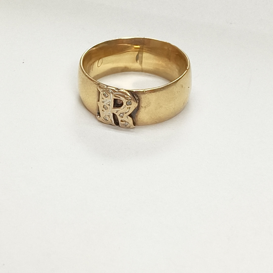 ANILLO ORO 10 K 9.8 GRMS (SEMINUEVO)