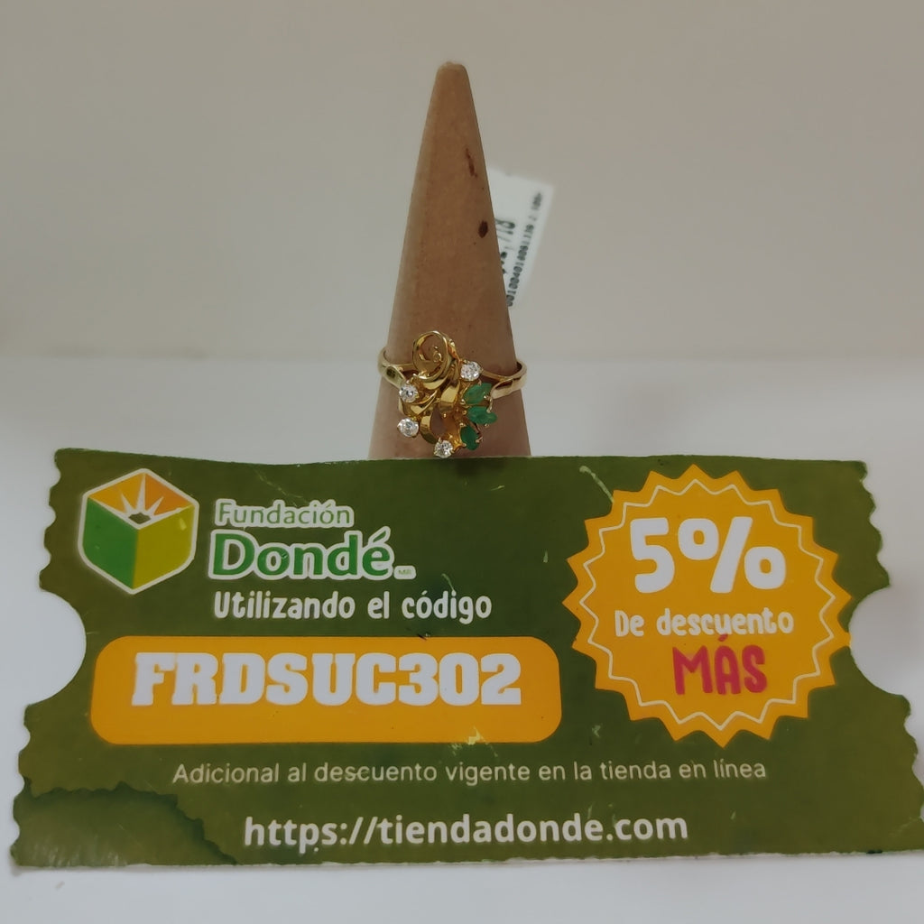 ANILLO ORO 10 K 2,50 GRMS (SEMINUEVO)