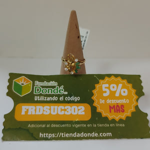 ANILLO ORO 10 K 2,50 GRMS (SEMINUEVO)