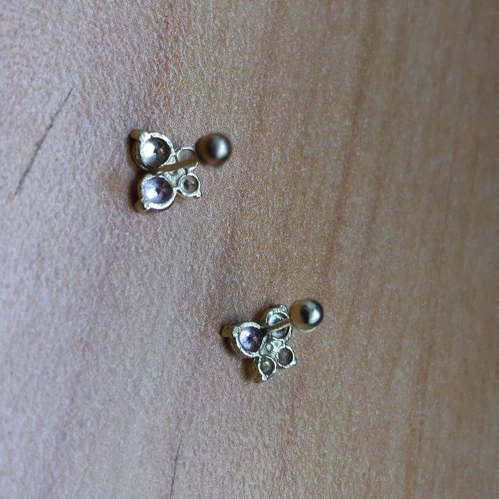 BROQUELES PAR ORO 10 K 0,40 GRMS (SEMINUEVO)