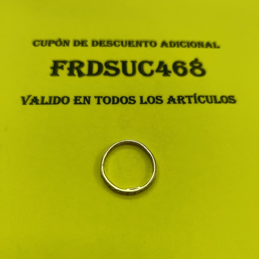 ARGOLLA ORO 14 K 1.3 GRMS (SEMINUEVO)