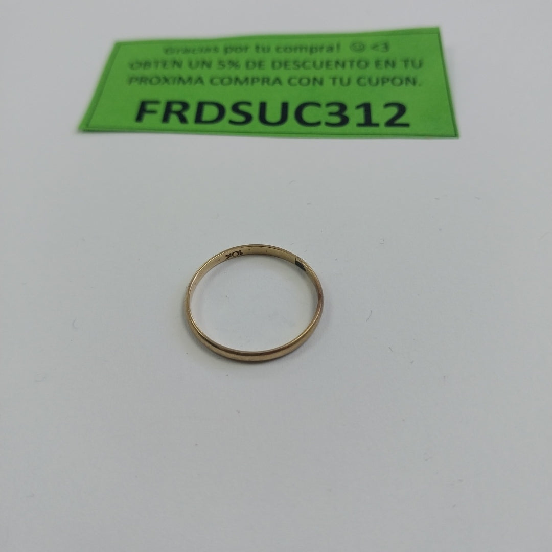 ARGOLLA ORO 10 K 0.9 GRMS (SEMINUEVO)