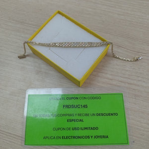 PULSERA ORO, ORO COMBINADO 14 K 8.3 GRMS (SEMINUEVO)