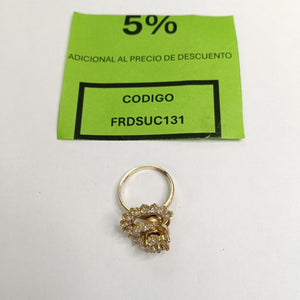ANILLO ORO 14 K 5,60 GRMS (SEMINUEVO)