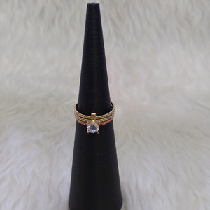ANILLITO ORO COMBINADO 10 K 2.9 GRMS (SEMINUEVO)