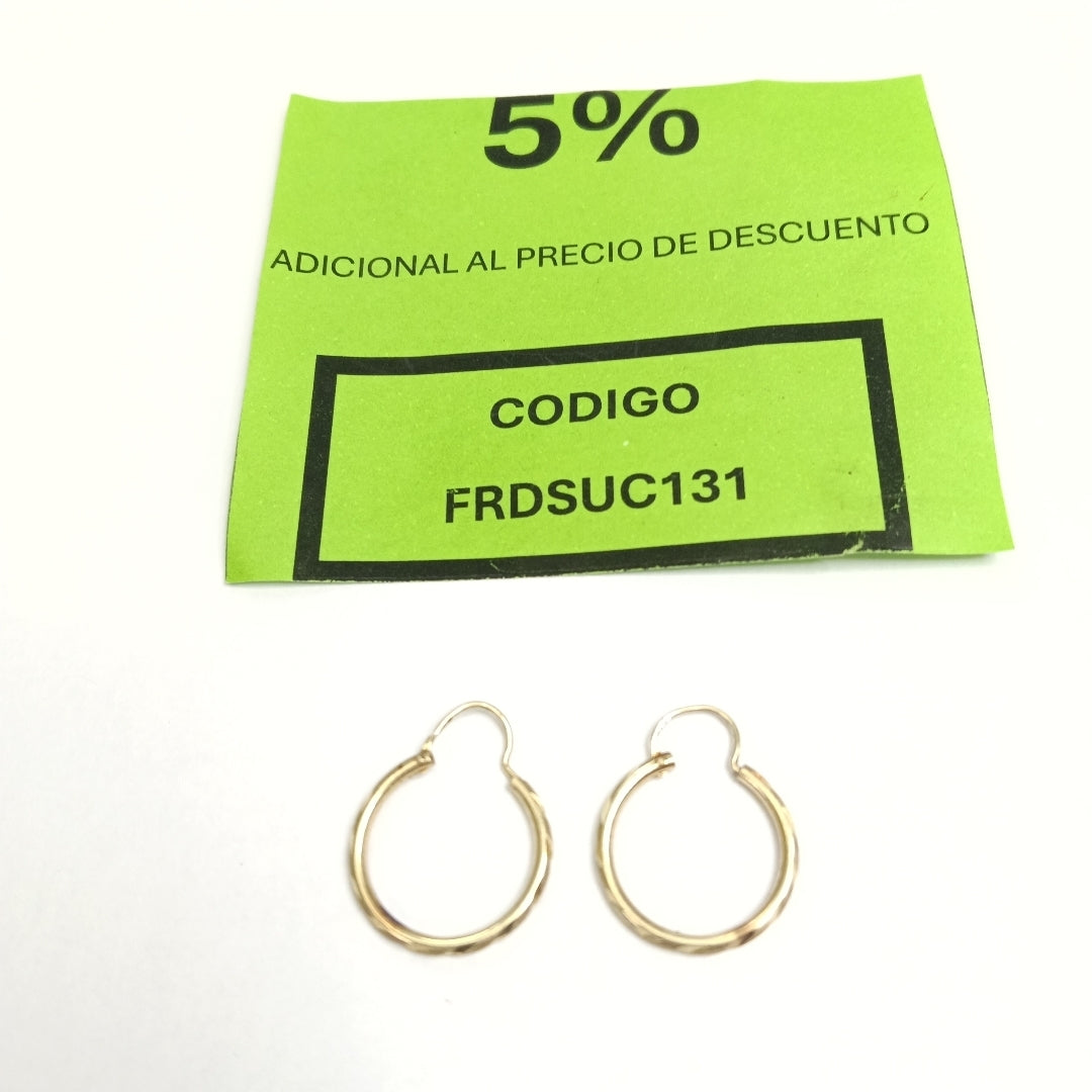 ARRACADAS PAR ORO 10 K 0,90 GRMS (SEMINUEVO)