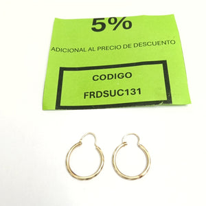 ARRACADAS PAR ORO 10 K 0,90 GRMS (SEMINUEVO)