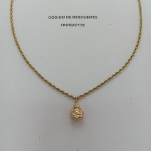 CADENA, DIJE ORO 14 K 4 GRMS (SEMINUEVO)