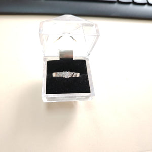 SOLITARIO ORO BLANCO 14 K 2,10 GRMS (SEMINUEVO)