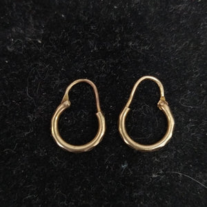 ARRACADAS PAR ORO 14 K 0,90 GRMS (SEMINUEVO)