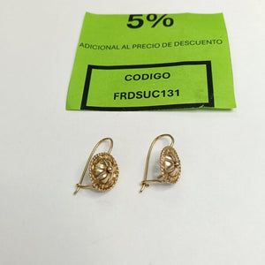 ARETES PAR ORO 8 K 3 GRMS (SEMINUEVO)
