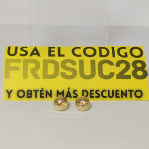 BROQUELES PAR ORO 14 K 1 GRMS (SEMINUEVO)