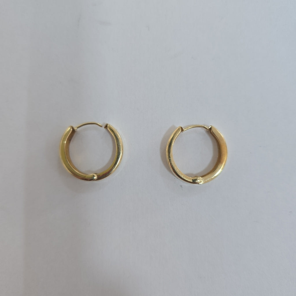 ARRACADAS PAR ORO 14 K 2.5 GRMS (SEMINUEVO)